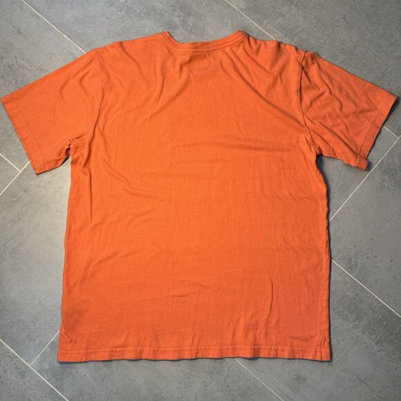 Carhartt Men’s L Pocket Tee Lot of 2 Workwear Logo T-Shirts Army Green Orange - Picture 12 of 12